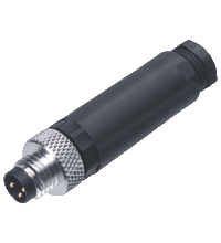 CONECTOR ARMABLE MACHO M8x4