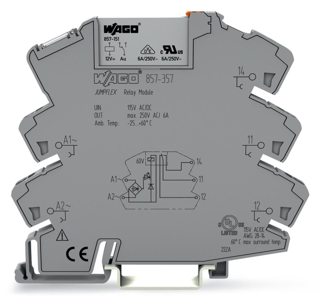 RELE 857; BOB. 110VAC; 1NO+1NC;