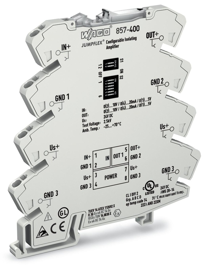 ACONDICIONADOR DE SEÑAL  IN/OUT 0-10V/4-20MA