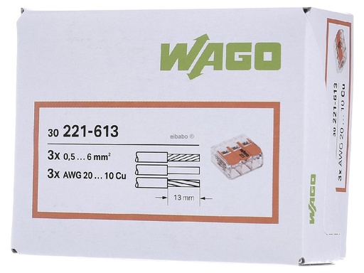 [WAGO00862] CAJA DE CONECTORES 221