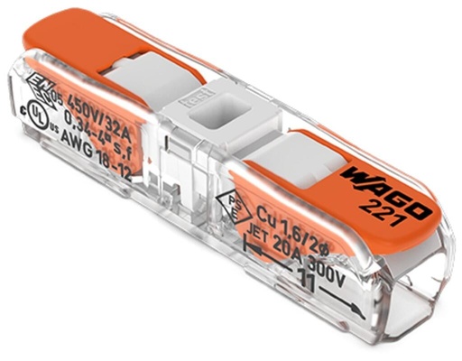 [WAGO00725] CONECTOR EN LÍNEA 221