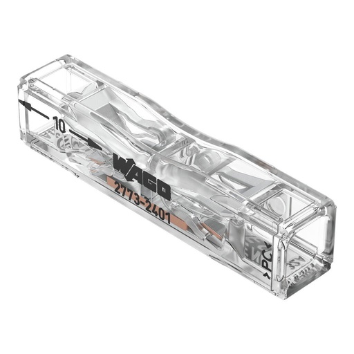 [WAGO00898] CONECTOR PARA EMPALME EN LINEA SERIE 2273; PUSH-WIRE; 20..16AWG; 2 POLOS; 20A; 600V;