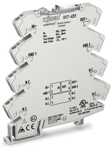 [WAGO00498] AISLADOR GALVANICO POWER LOOP 4-20MA