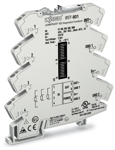 [WAGO00319] CONVERTIDOR DE RTD PROGRAMABLE - ANALOGA I/U