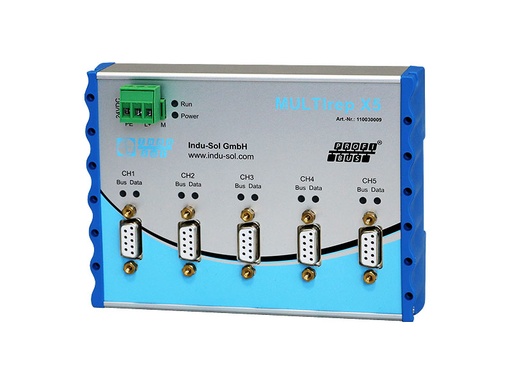 [INDU00010] REPETIDOR PROFIBUS 5 PUERTOS
