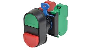 [C3C00105] BOTONERA START-STOP 22MM; VERDE/ROJO; 1 NO + 1 NC;