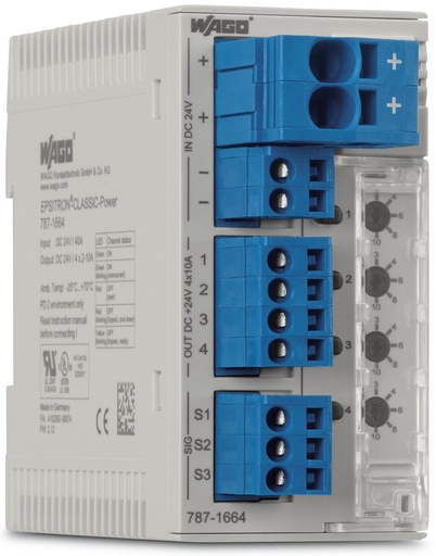 [WAGO00952] BREAKER ELECTRÓNICO 24VDC; 4 CANALES